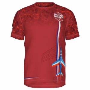 T-SHIRT RUNNING ROUGE - 10KM MARATHON SALON DE PROVENCE 2025