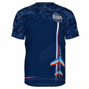 T-SHIRT RUNNING BLEU MARINE - 21KM MARATHON SALON DE PROVENCE 2025